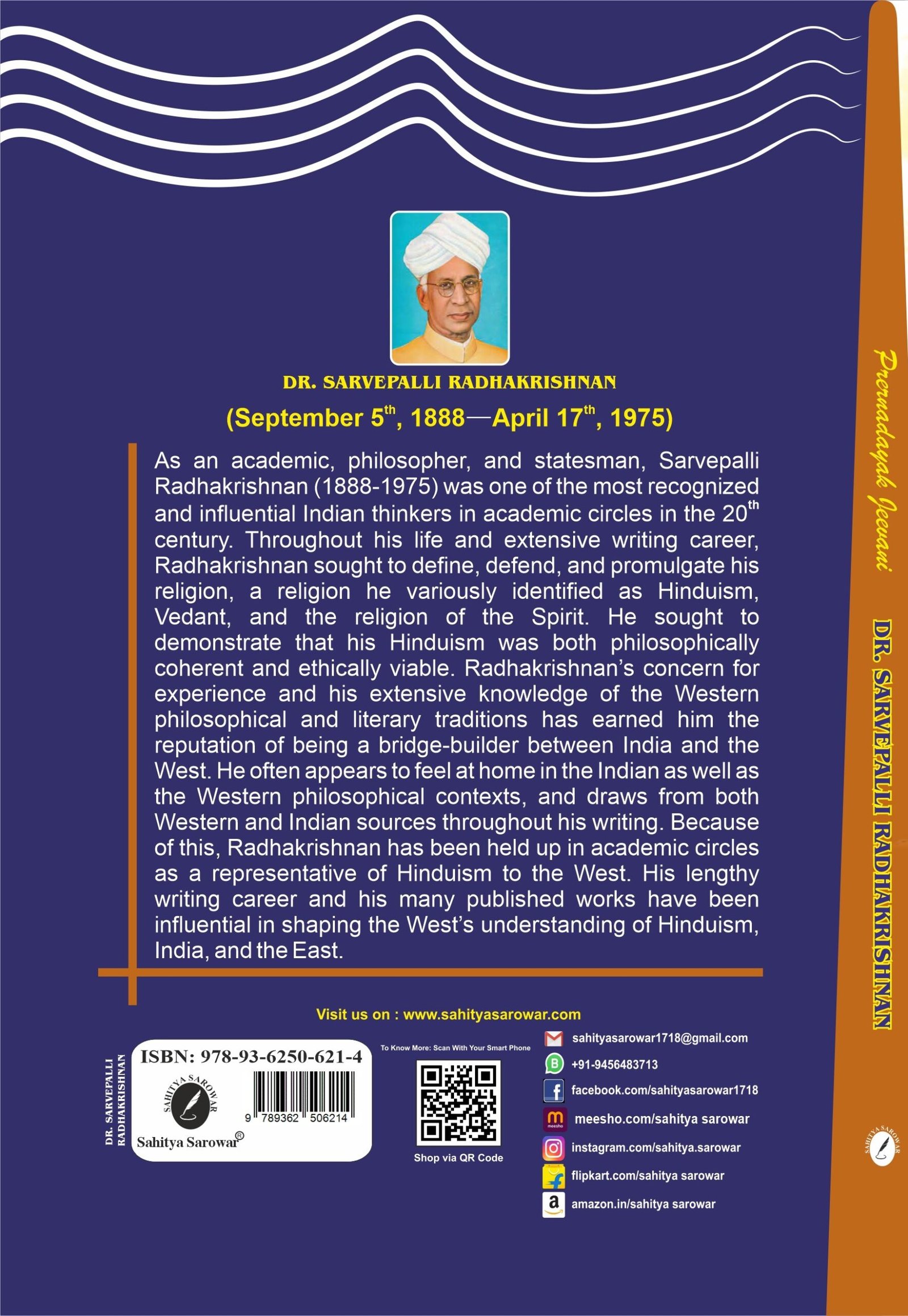 Dr Sarvepalli Radhakrishnan Prernadayak Jeevani In English Best 