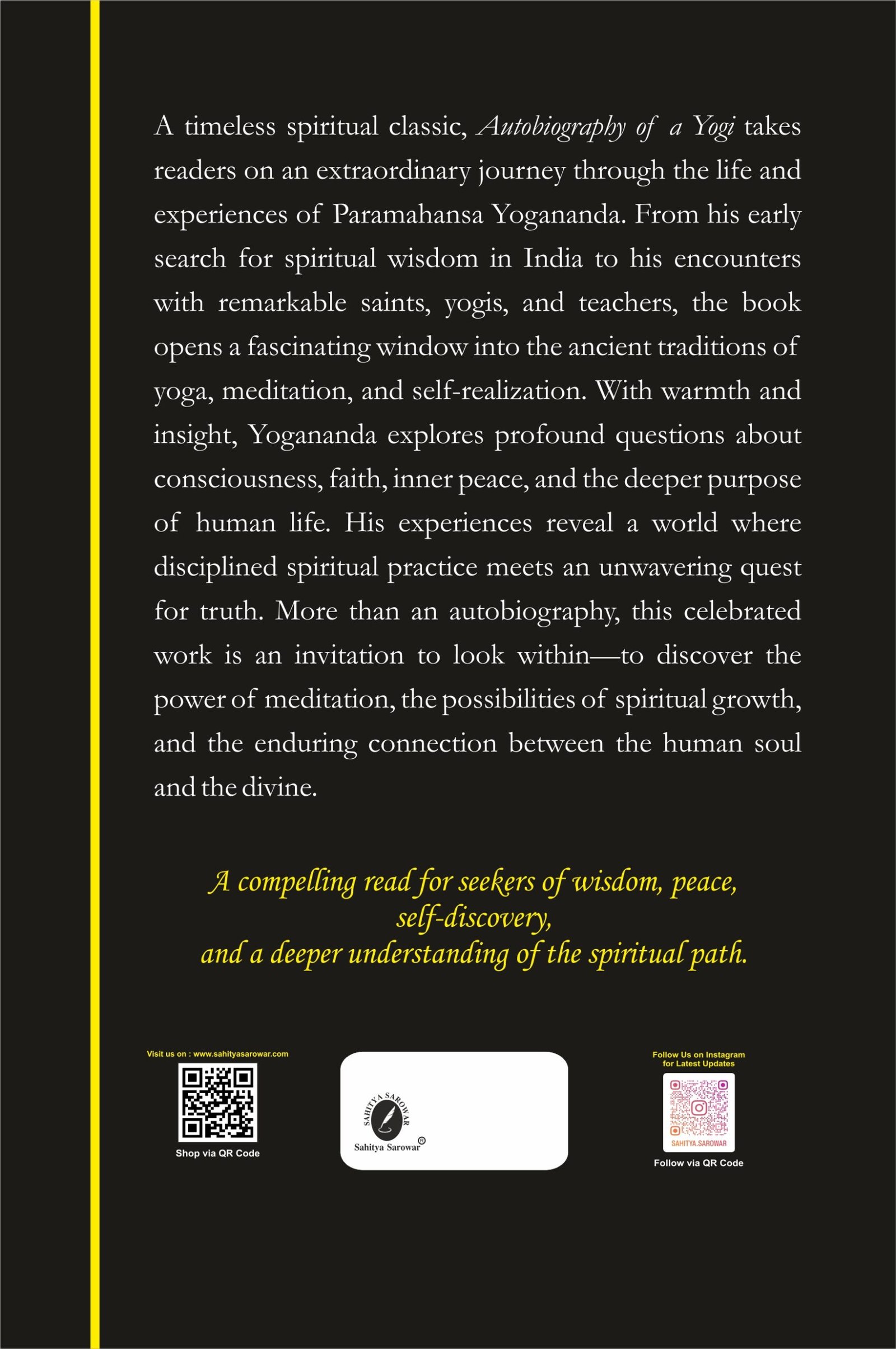Autobiography of a yogi eng back